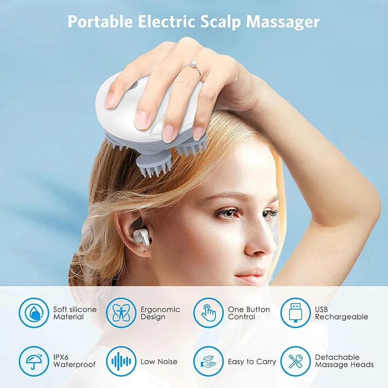 Electric Scalp Massager for Relaxation – Lunava